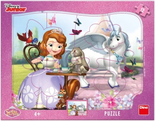 DINO Puzzle Sofie na čaji 12 dílků