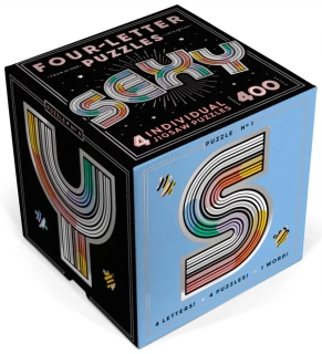 KNOCK KNOCK Metalické tvarové puzzle SEXY 400 dílků