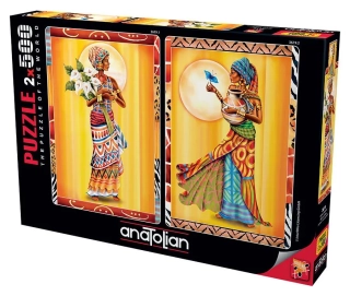ANATOLIAN Puzzle Africké ženy 2x500 dílků