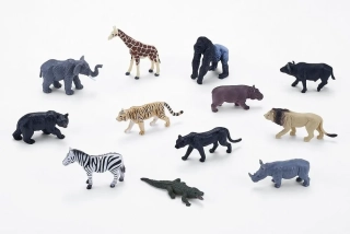 Mojo Mini svět Africká zvířátka 12 ks