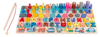 2Kids Toys Multifunkční deska vkládačka 6 v 1