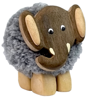 2Kids Toys Dřevěná figurka XL pompon Slon