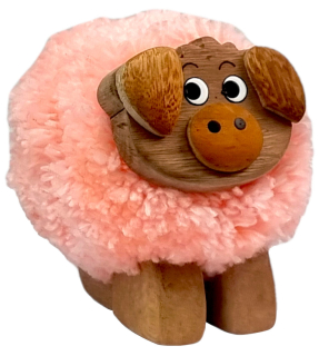 2Kids Toys Dřevěná figurka XL pompon Prase