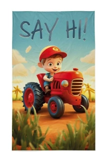 Detexpol Dětský ručník Farmář  Bavlna - Froté, 50/30 cm