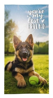 Detexpol Osuška Ovčák  Bavlna - Froté, 70/140 cm