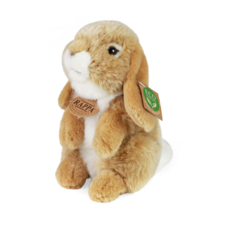 Rappa Plyšový králík béžový stojící 18 cm ECO-FRIENDLY