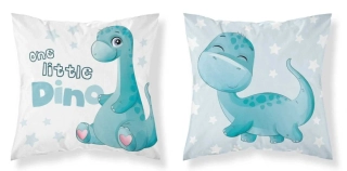 DETEXPOL Povlak na polštářek Malý Dino Bavlna, 40/40 cm