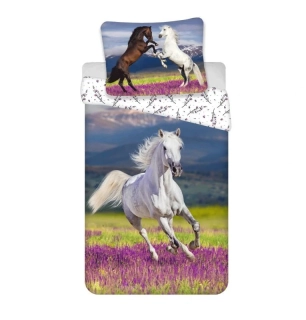 Jerry Fabrics Povlečení Kůň Meadow  Bavlna, 140/200, 70/90 cm