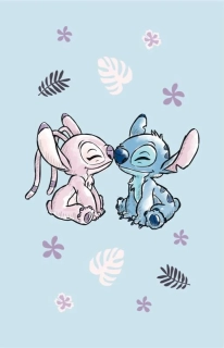 Jerry Fabrics Dětský ručník Lilo and Stitch Light blue Bavlna - Froté, 50/30 cm