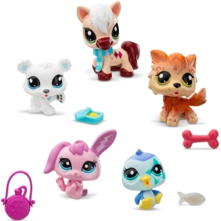 Hasbro Littlest Pet Shop Set zimních zvířátek 5ks
