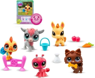 Hasbro Littlest Pet Shop Set zvířátek 5ks Farma