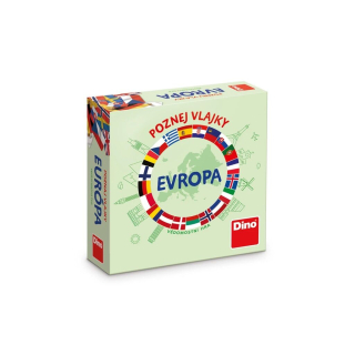 Dino Cestovní hra Poznej vlajky - Evropa