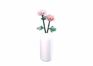 Sluban Flowers M38-B1101-05 Pivoňka ve váze