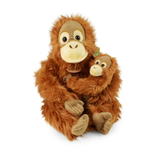 Rappa Plyšový orangutan s mládětem 28 cm ECO-FRIENDLY