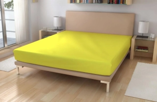 Jersey prostěradlo EXKLUSIVE Citrón 90/200