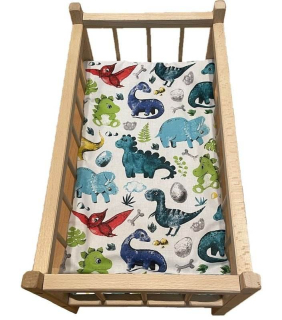SDS Matrace do postýlky pro panenky Dino Bavlna, výplň: Polyester, 50/28 cm