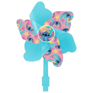 SEVEN Větrník na dětské kolo Lilo and Stitch Plast a Polyester, Průměr vrtule 17 cm
