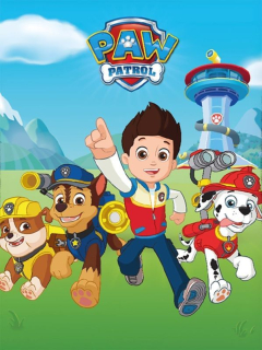 FARO Fleece deka Paw Patrol parta Polyester, 100/140 cm