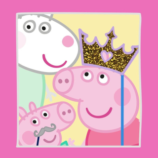 FARO Magický ručníček Peppa Pig pink Bavlna - Froté, 30/30 cm