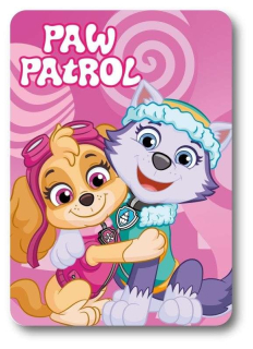 FARO Fleece deka Paw Patrol Girl Polyester, 100/140 cm