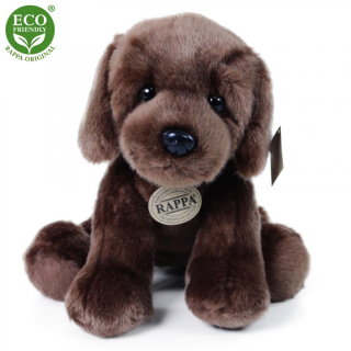 Rappa Plyšový pes labrador sedící 26 cm ECO-FRIENDLY