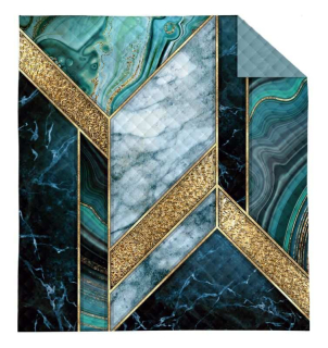 DETEXPOL Přehoz na postel Minerál gold  Polyester, 170/210 cm