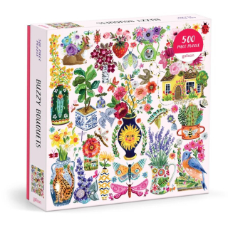 Galison Puzzle Květiny plné života 500 dílků