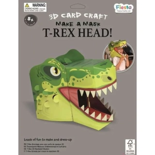 Fiesta Crafts Kreativní sada 3D maska T. rex
