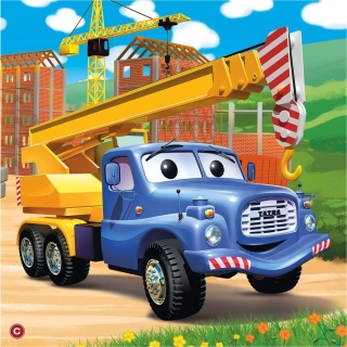 DINO Puzzle Tatra Auta: Jeřáb 60 dílků