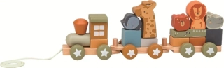 2Kids Toys Dřevěný vláček se zvířátky