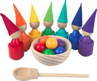 2Kids Toys Duhové panenky s míčky 7 barev