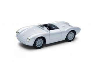 Welly Porsche 550 Spyder 1:34 stříbrné