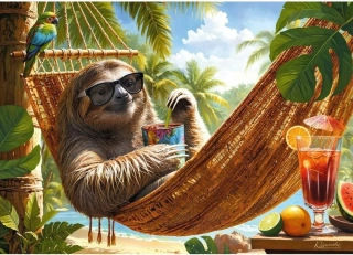 CHERRY PAZZI Puzzle Žádný stres, žádné starosti 500 dílků