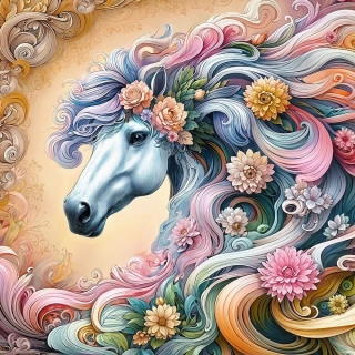 CHERRY PAZZI Puzzle Vysněný kůň 1000 dílků