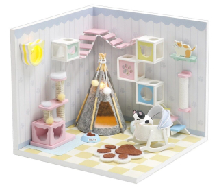 2Kids Toys miniatura domečku Domov kočičky Mňau