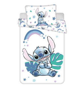JERRY FABRICS Povlečení do postýlky Lilo and Stitch Rainbow baby  Bavlna, 100/135, 40/60 cm