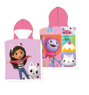 FARO Pončo Gábinin kouzelný domek micro  Polyester - mikrovlákno, 50/100