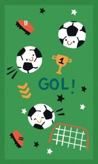 FARO Dětský ručník Fotbal Bavlna - Froté, 50/30 cm