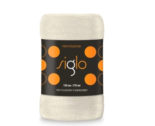 FARO Deka mikroplyš super soft smetanová Polyester, 130/170 cm