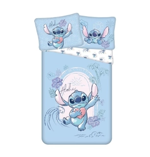 JERRY FABRICS Povlečení Lilo and Stitch Wave  Bavlna, 140/200, 70/90 cm