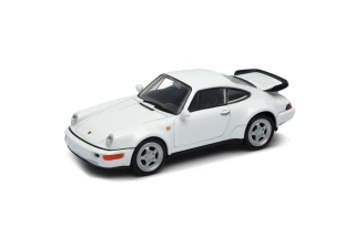 Welly Porsche 964 Turbo model 1:34 bílé