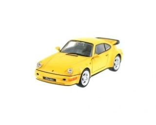 Welly Porsche 964 Turbo model 1:34 žluté