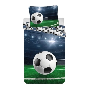 JERRY FABRICS Povlečení Fotbalový stadion  Bavlna, 140/200, 70/90 cm