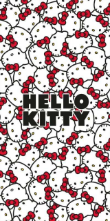 JERRY FABRICS Osuška Hello Kitty Bavlna - Froté, 70/140 cm