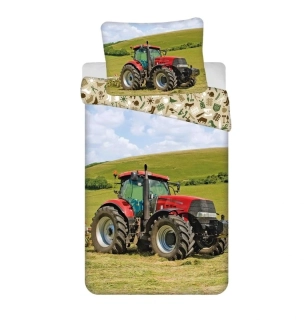 JERRY FABRICS Povlečení Traktor  Bavlna, 140/200, 70/90 cm