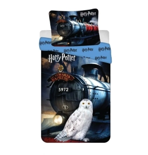 JERRY FABRICS Povlečení Harry Potter Hogwarts Express  Bavlna, 140/200, 70/90 cm