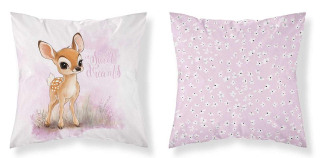 DETEXPOL Povlak na polštářek Srneček  Bavlna, 40/40 cm
