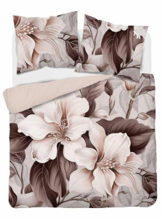 DETEXPOL Francouzské povlečení Lilie  Bavlna, 220/200, 2x70/80 cm