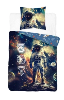 DETEXPOL Povlečení Kosmonaut  Bavlna, 140/200, 70/80 cm