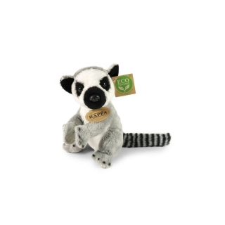 Rappa Plyšový lemur sedící 15 cm ECO-FRIENDLY